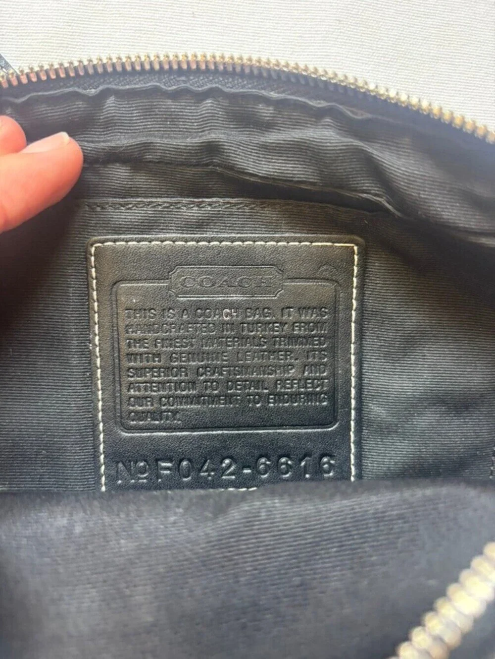 Coach cross body classic mini purse